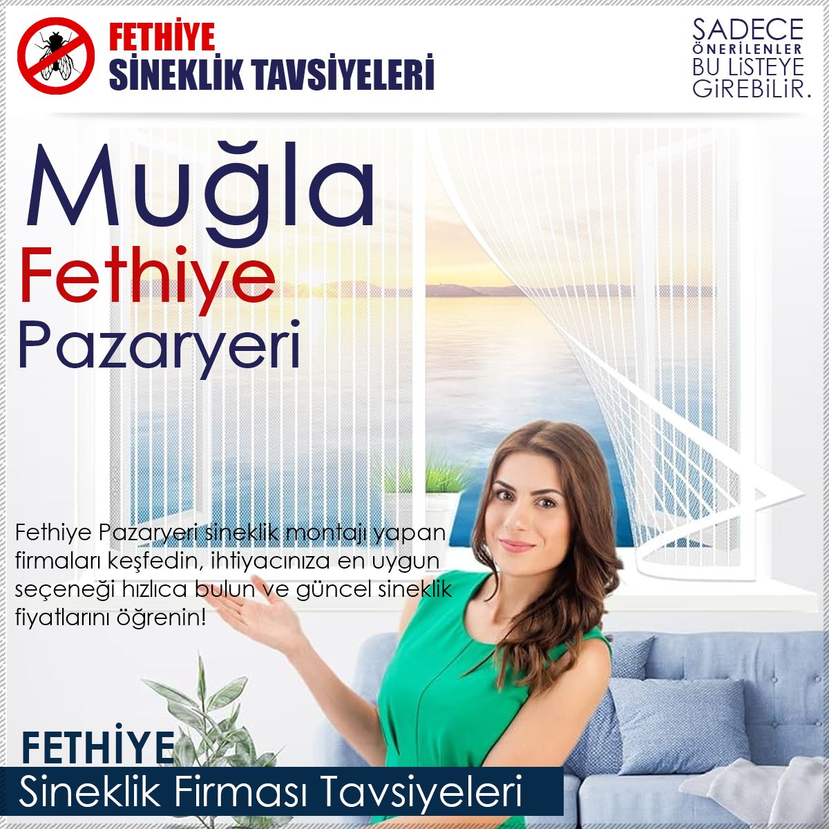 Pazaryeri Sineklik Firması Tavsiyeleri