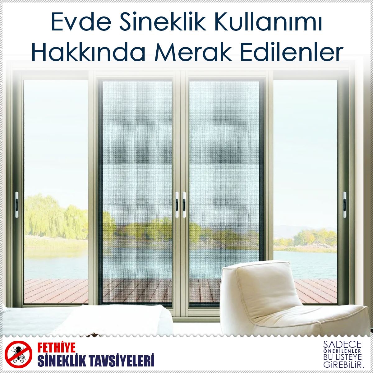 Evde Sineklik Kullanımı Hakkında Merak Edilenler : Kapak Görseli