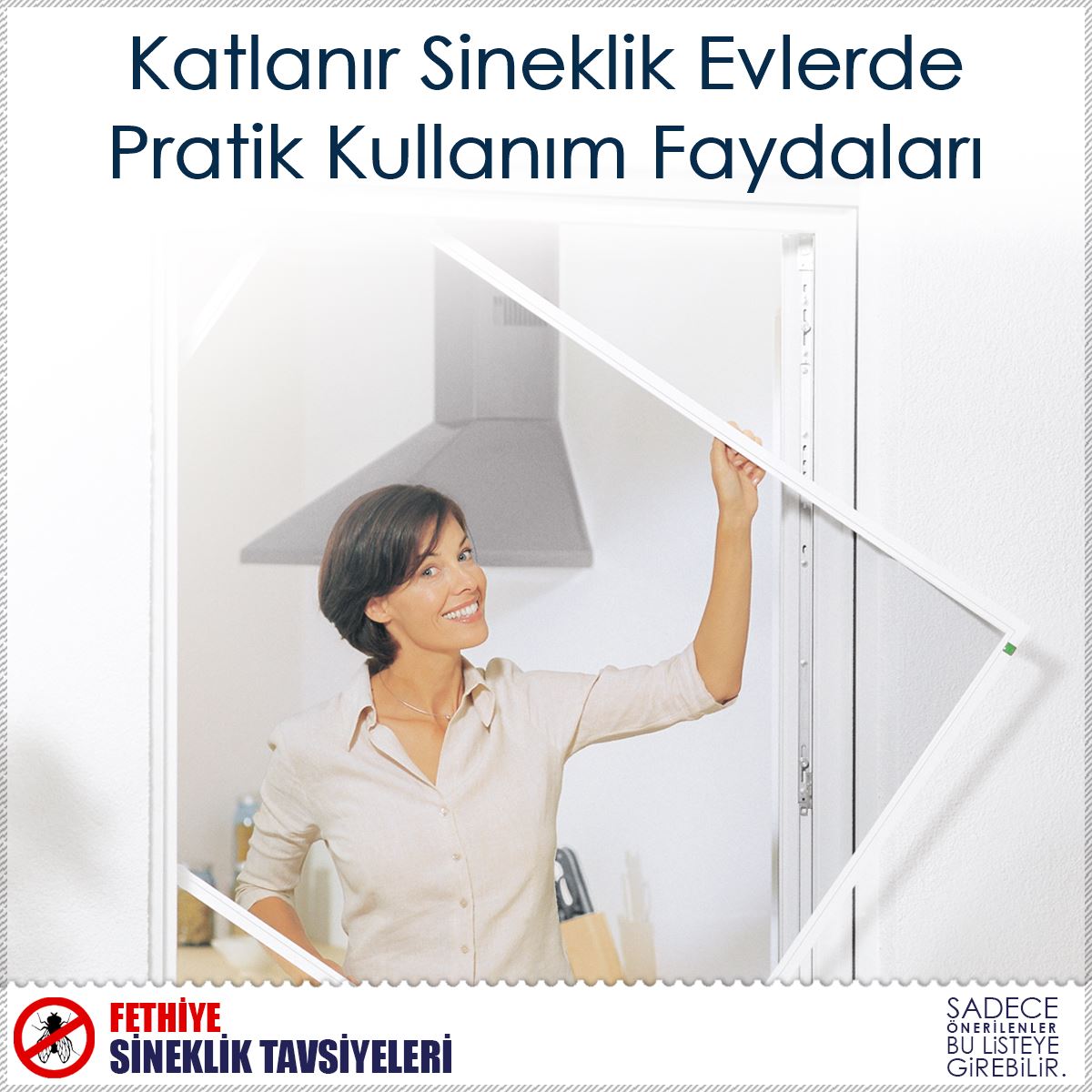 Katlanır Sineklik Evlerde Pratik Kullanım Faydaları : Kapak Görseli