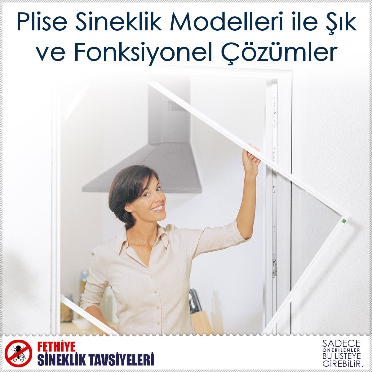 Plise Sineklik Modelleri ile Şık ve Fonksiyonel Çözümler : Kapak Görseli